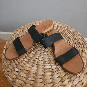 Dolce Vita two strap leather sandals Size 8